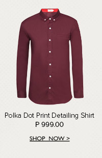 Polka Dot Print Shirt
