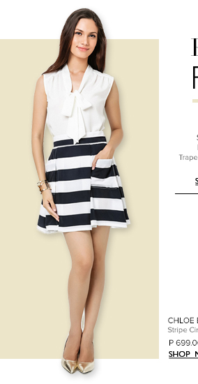 Stripe Circle Skirt
