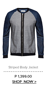 Striped Body Jacket