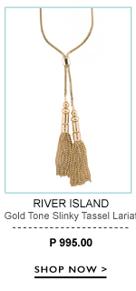 Gold Tone Lariat