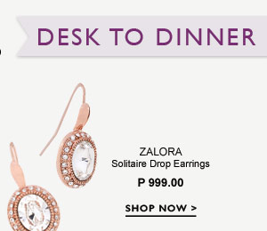 Solitaire Drop Earrings