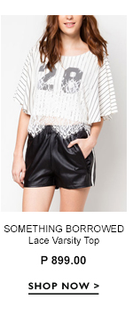 Lace Varsity Top