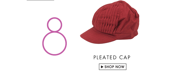 Pleated Cap