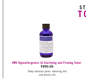 Hypoallergenics Id Clarifying and Firming Toner