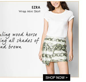 Wrap Mini Skirt